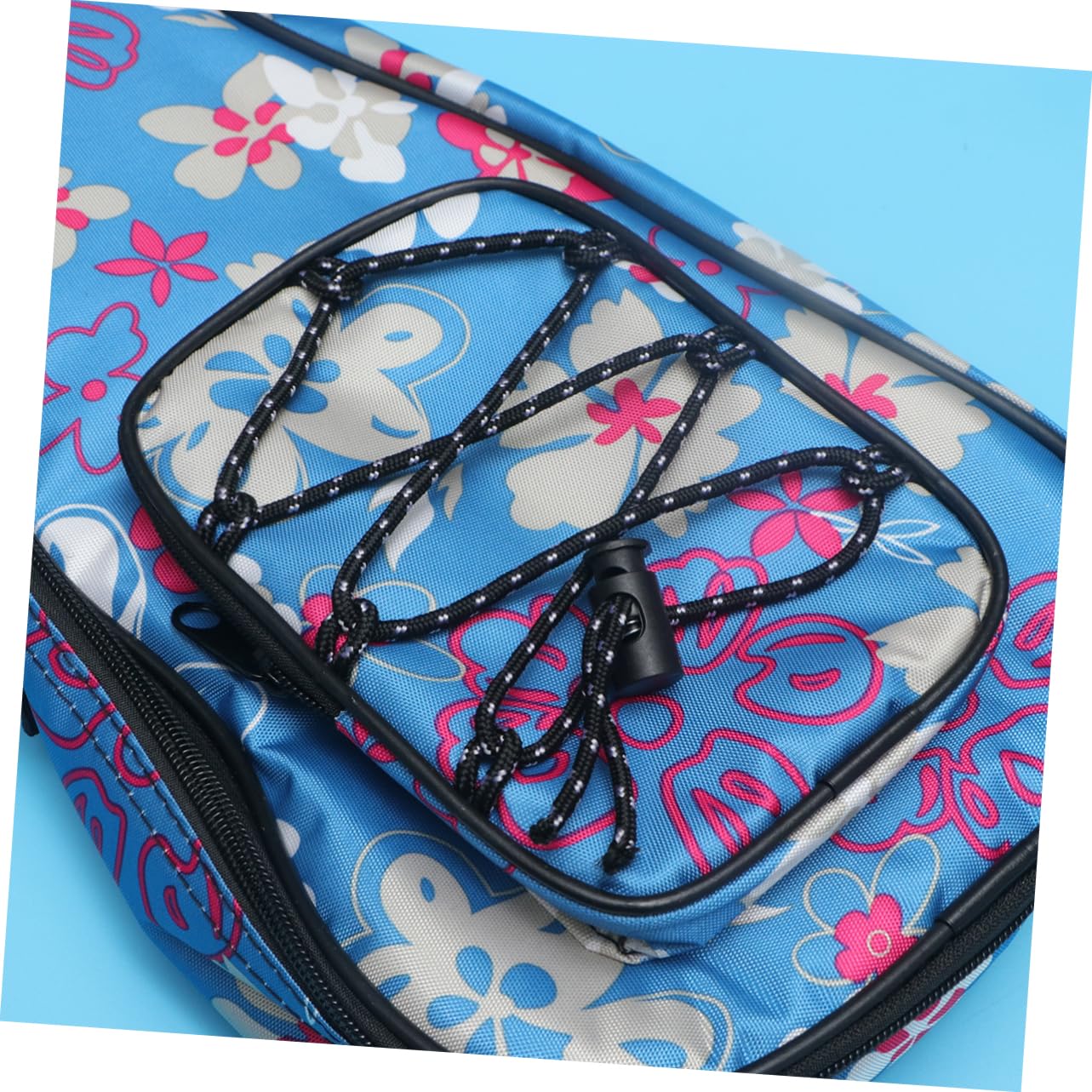 Bolsa De Almacenamiento Para Ukelele Acolchada Algodón Estampado Floral Resistente Doble
