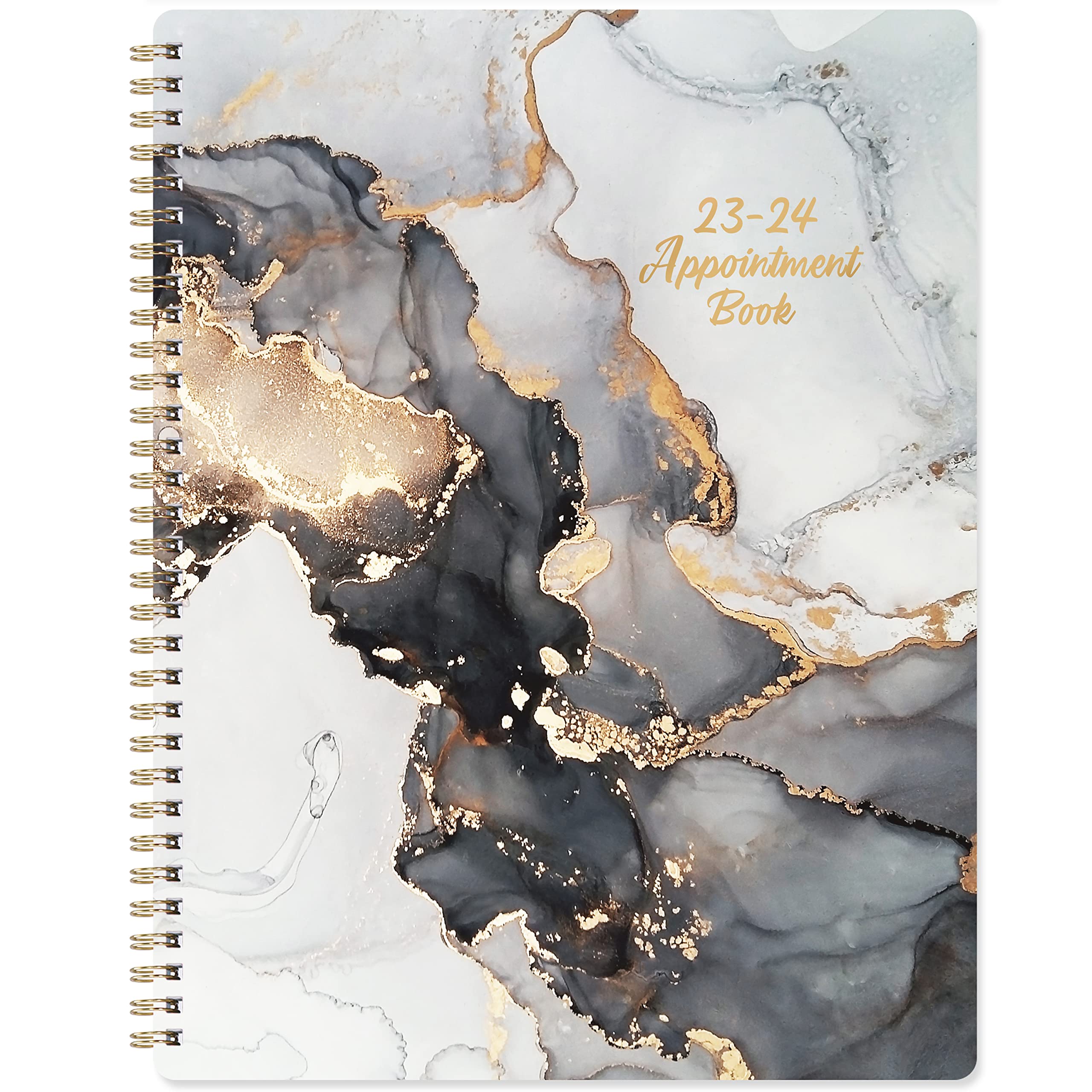 2022 Weekly Appointment Book - 2022 Daily Hourly Planner, 8" x 10", Jan. 2021 - Dec. 2022, Weekly Appointment Book with 30-Minute Interval + Thick Paper + Round Corner + Twin-Wire Binding