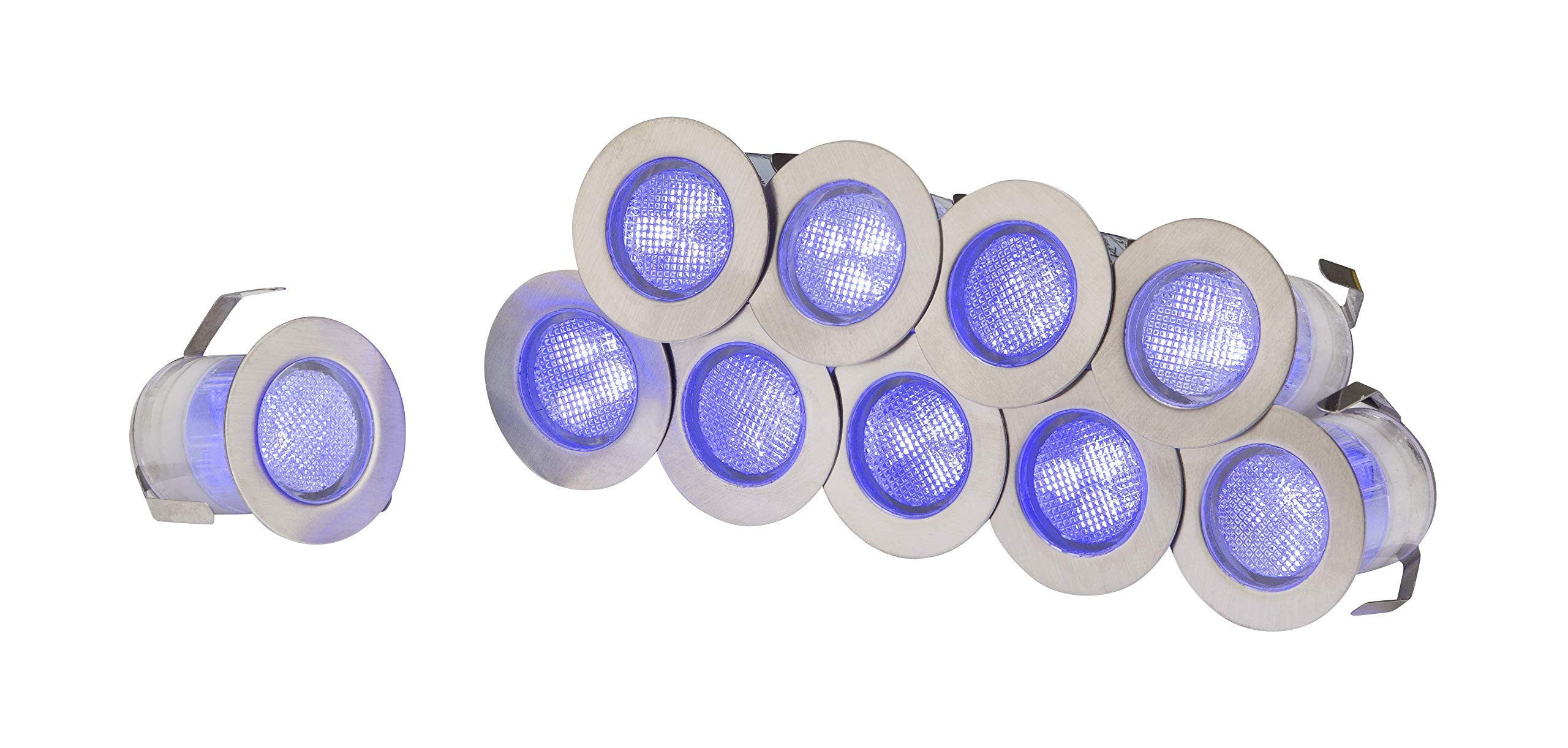 Knightsbridge KITAV16B IP65 230 V LED Kit, Plastic, Silver/Blue, 1 W, Pack of 10