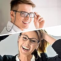 Vista 7 de Cordón de soporte de cuerda para gafas - Accesorio de soporte de correa para gafas de terileno Negro