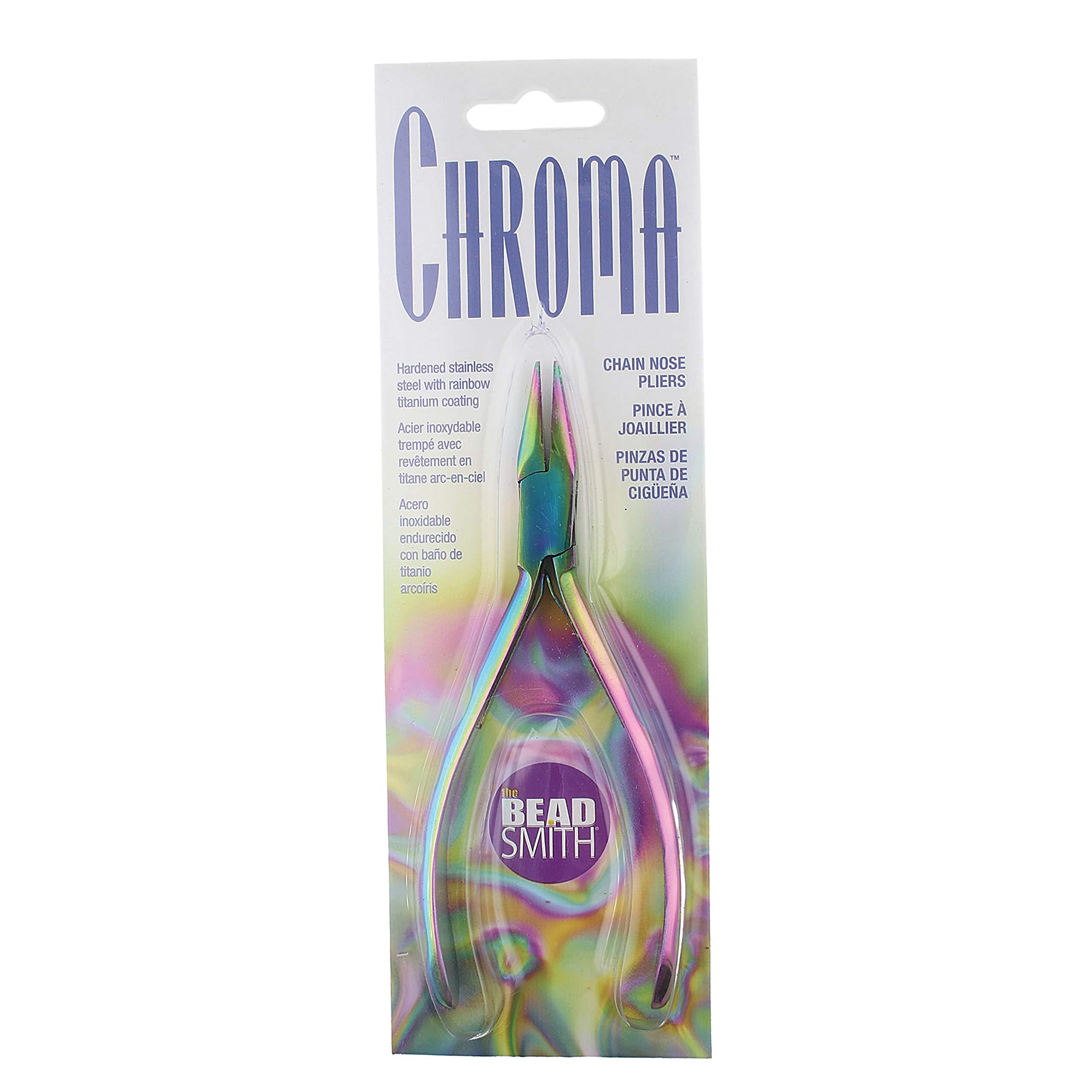 Chroma Series szczypce do noży łańcuchowych z tęczowym tytanem powlekane