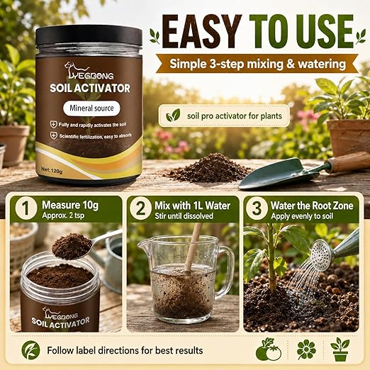 Yegbong Soil Activator Orgánico para Plantas y Vegetales miniatura 7