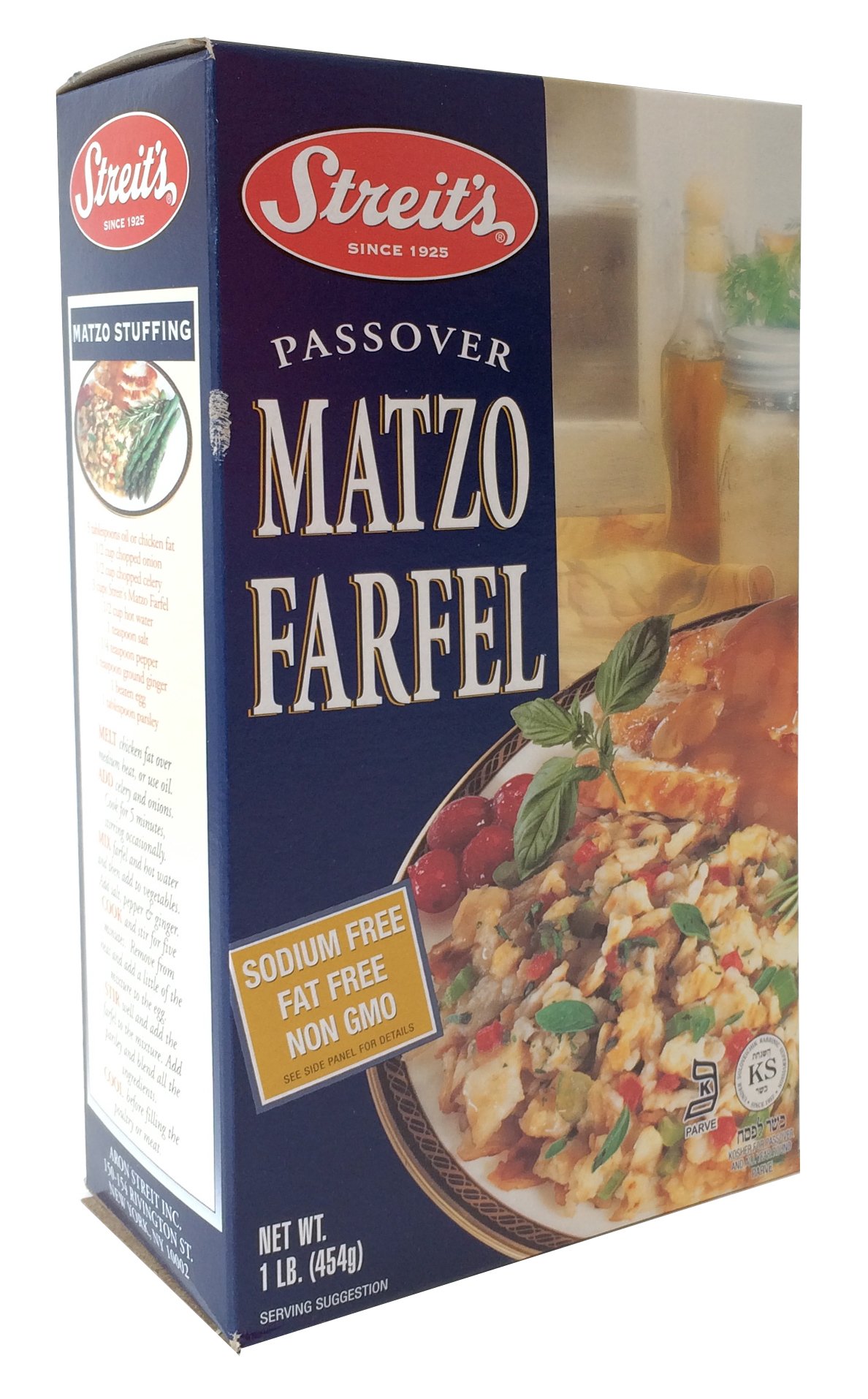 Streit's Matzo Farfel, 1lb Box