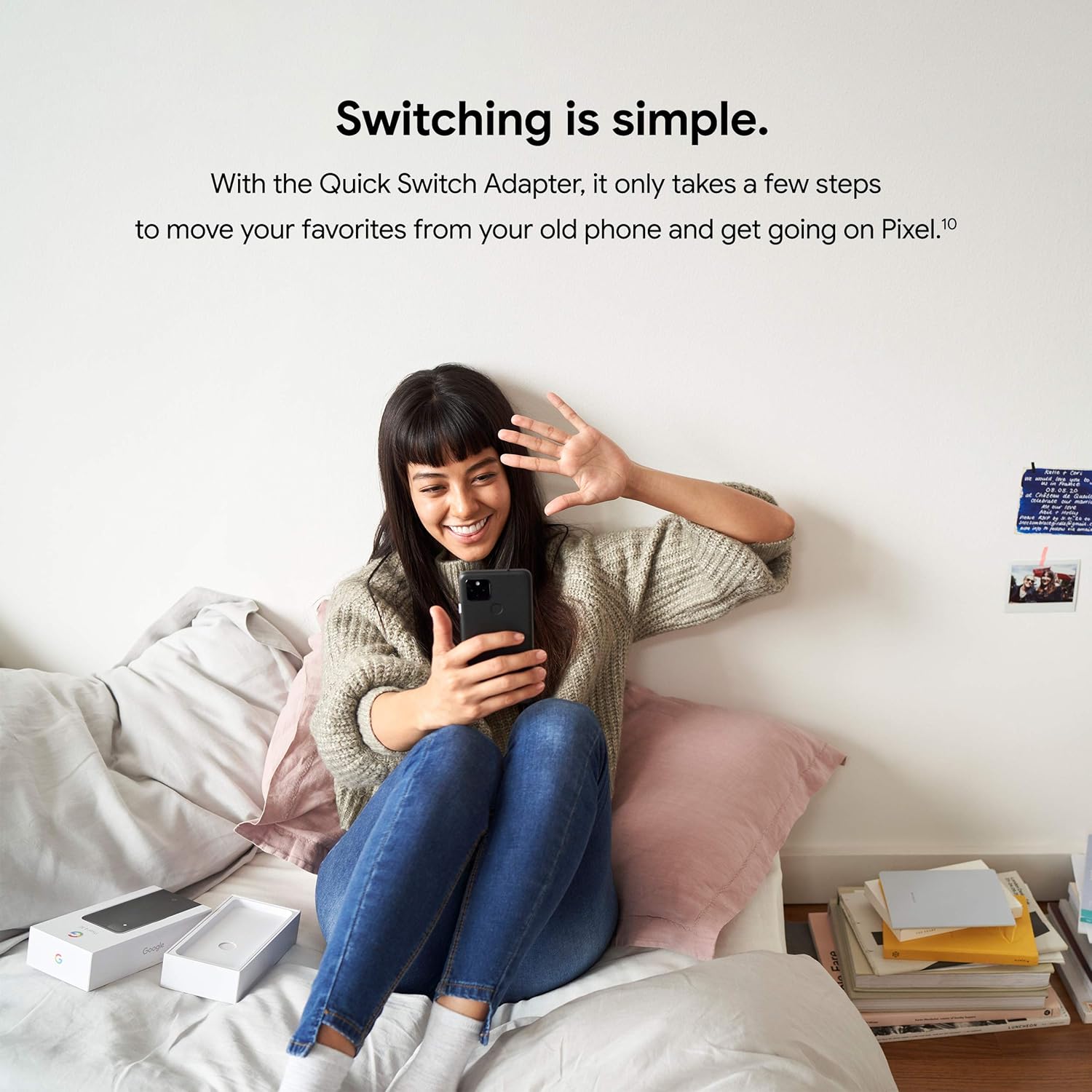 Google Pixel 4a with 5G - Android Phone - New Unlocked Smartphone with Night Sight and Ultrawide Lens - Clearly White - Image 7