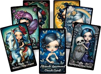 Miracle Lenormand Oracle Cards 36-Card Deck with Whimsical Fantasy Art