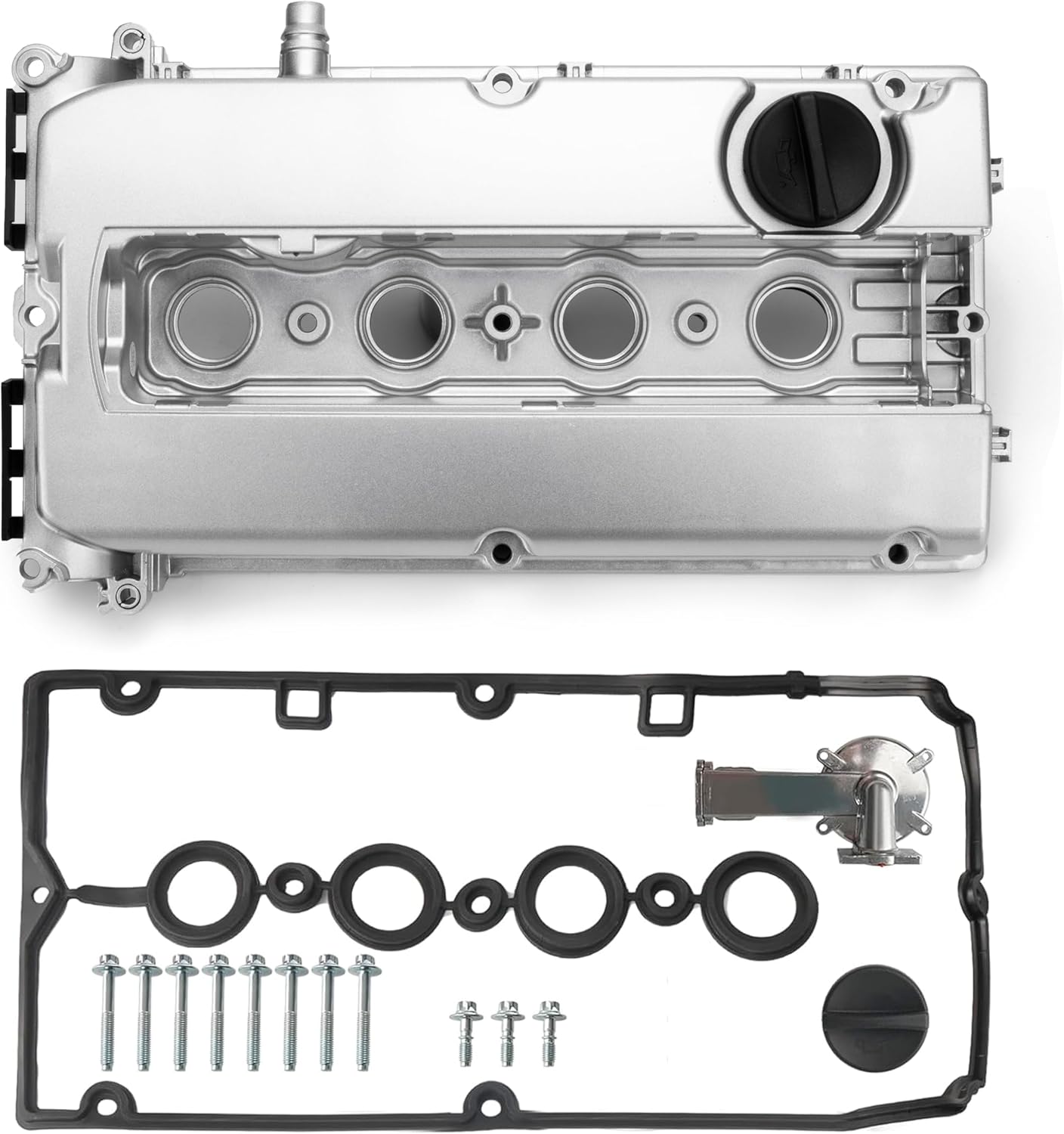 Engine Valve Cover Kit Compatible with Chevy Cruze, Sonic, Trax, Aveo, Aveo5, L4 1.6L 1.8L Replace # 55564395