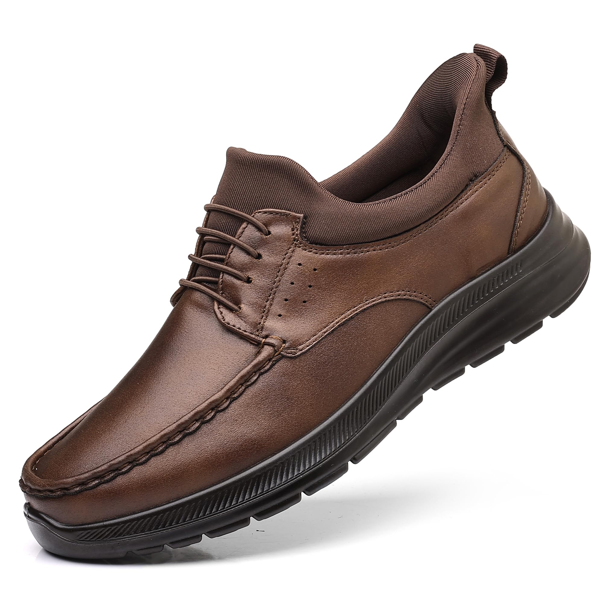 Coramtty Men Classic Comfort Walking Shoes Business Dress Loafers | Easy hands free wear,…