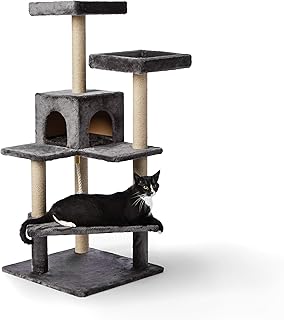 Amazon Basics Cat Tree with Platform, Scratching Posts, X-Large Size