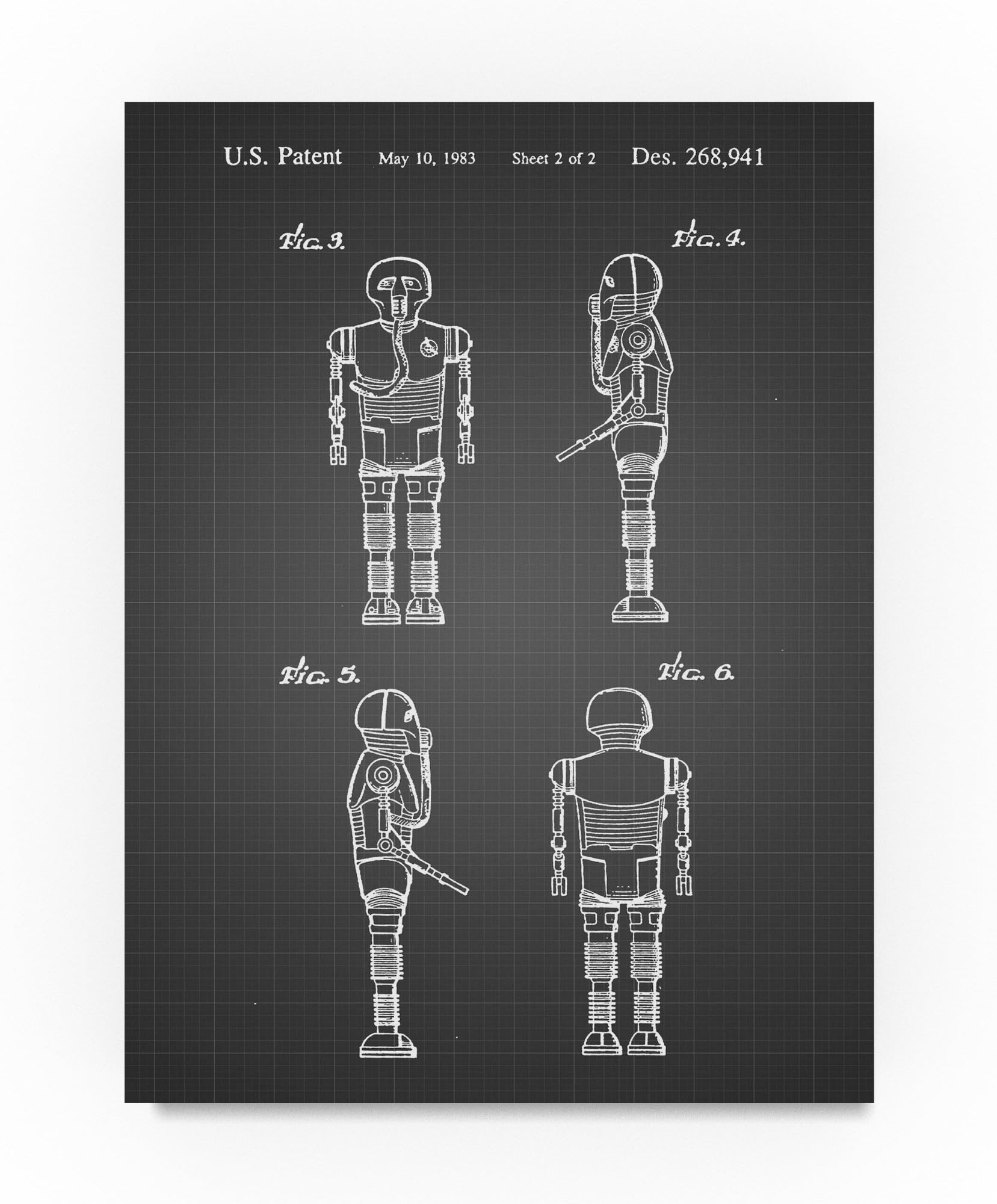 Star Wars Medical Droid 1 by Cole Borders, 14x19-Inch Canvas Wall Art