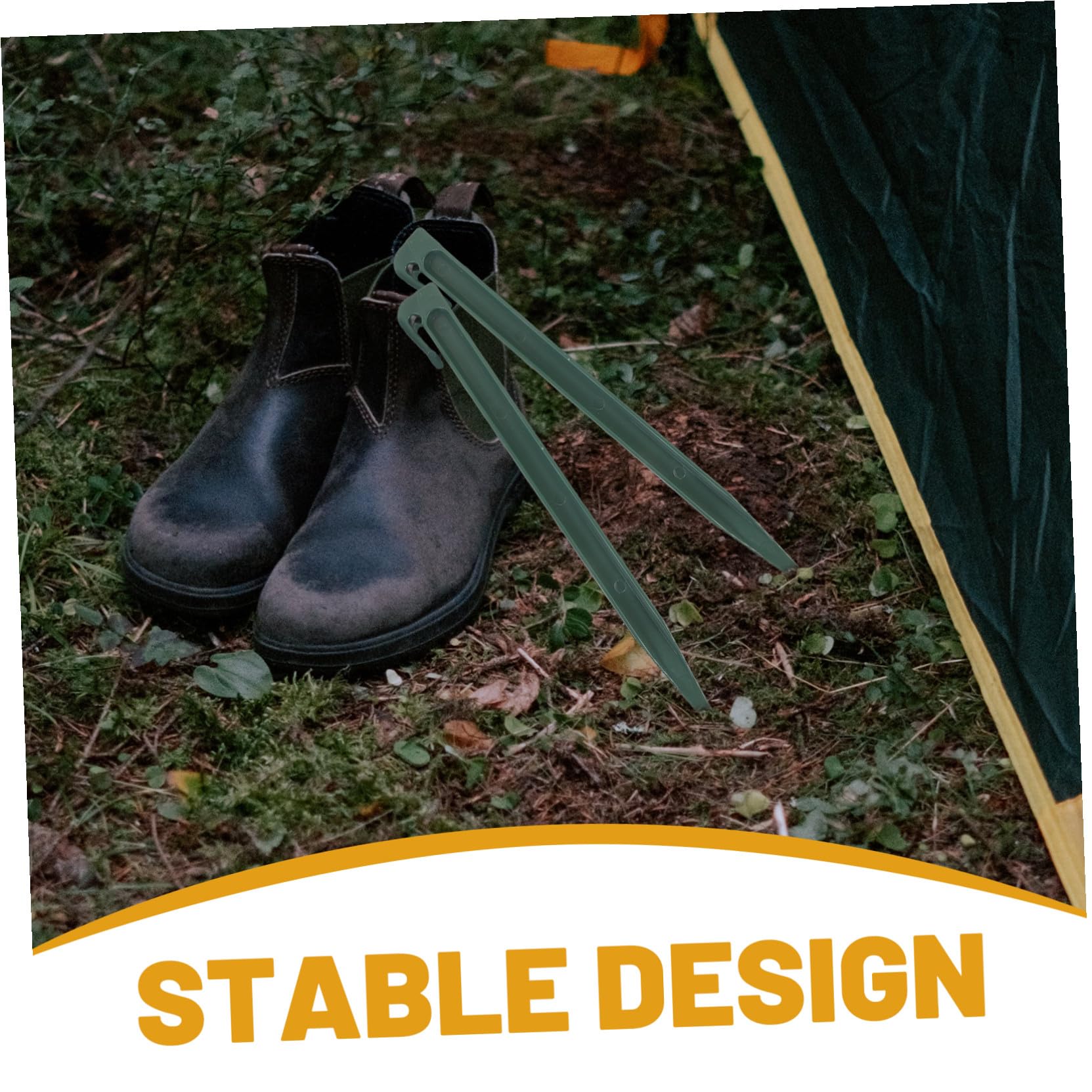 Gatuida 10pezzi Picchetti per Bordure da Giardino in Picchetti per Paesaggistica Fai da Te per Fissaggio Prato e Tessuti Resistenti e Riutilizzabili