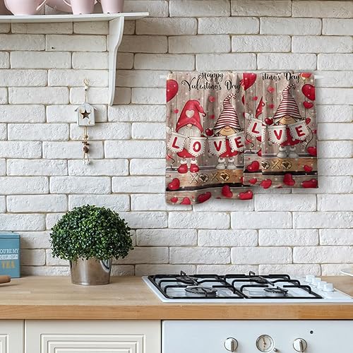 Vista 257 de Giwawa Juego de 2 toallas de mano de hojas marrones, toallas de baño bohemias suaves y delgadas, altamente absorbentes, decorativas, para cocina