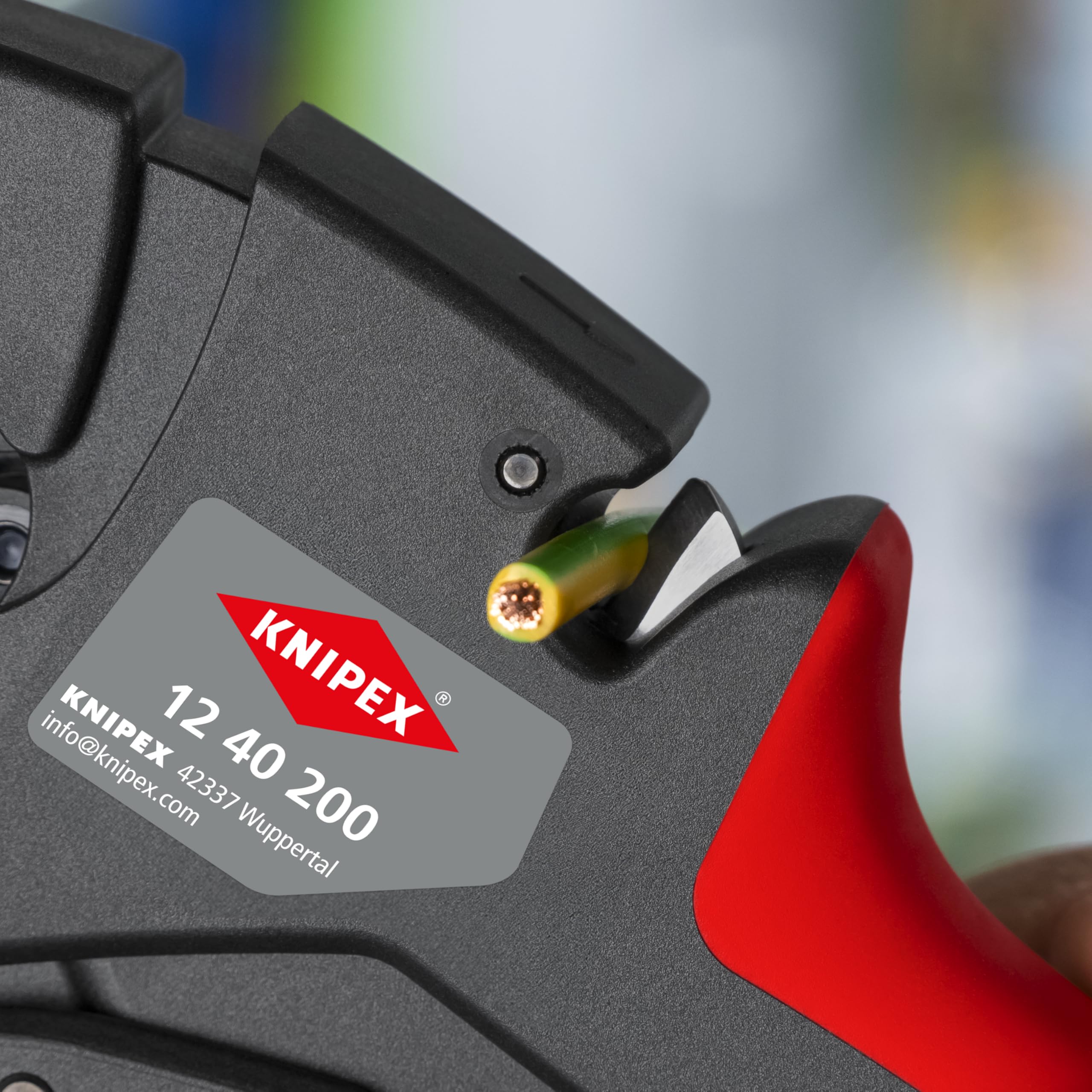 KNIPEX EvoStrip Selbsteinstellende Abisolierzange 200 mm 12 40 200