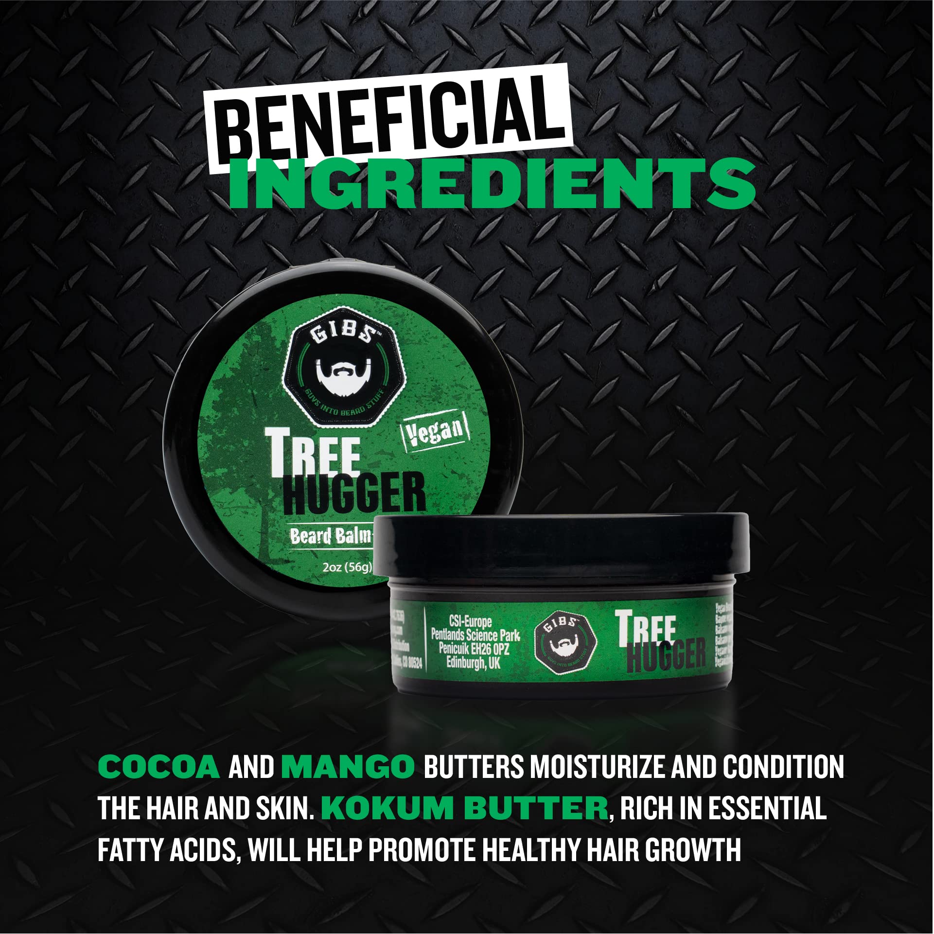 GIBS Grooming Tree Hugger Beard Balm Aid, 2 oz