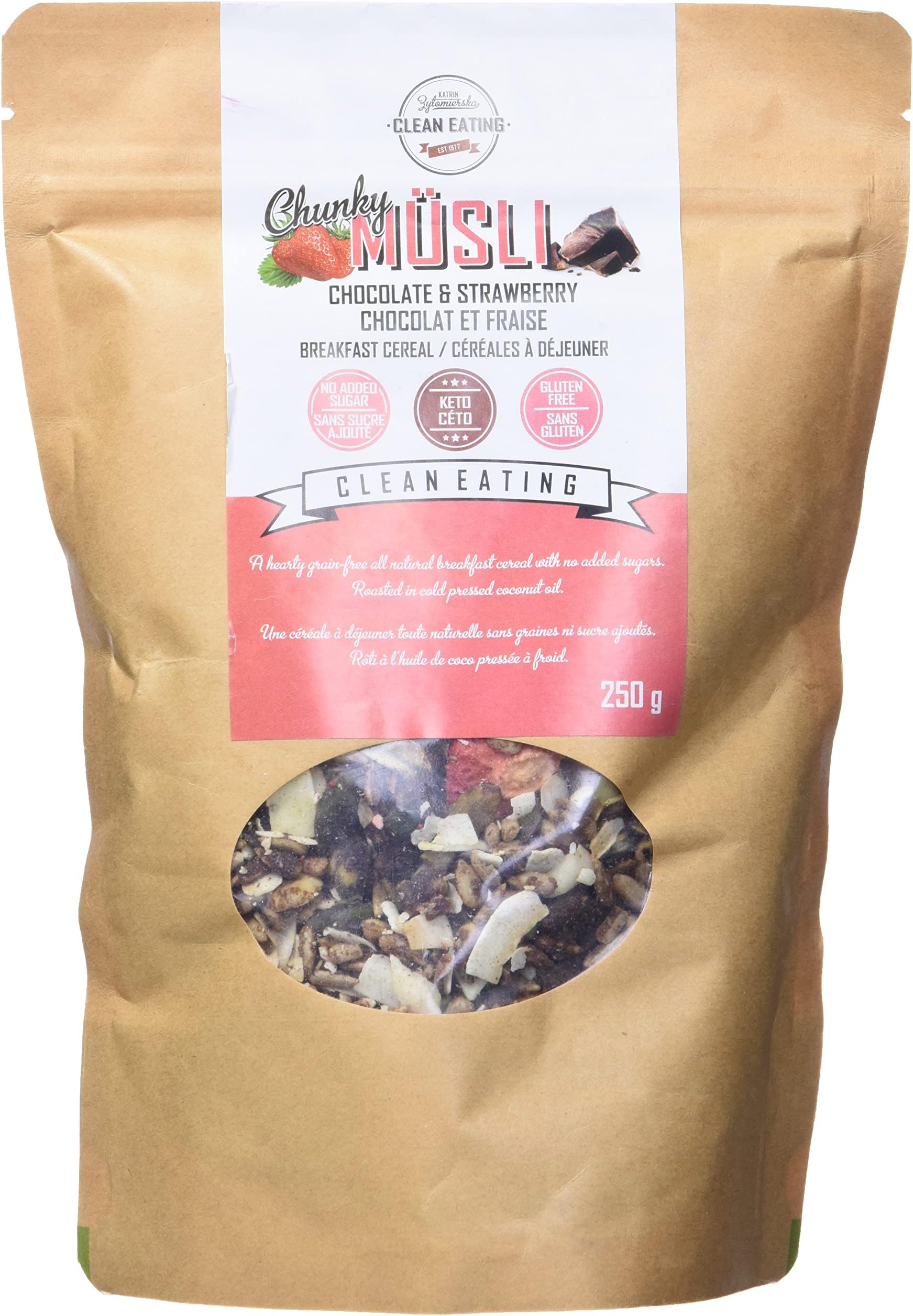 KZ Clean EatingVegan Snack Healthy Food For Breakfast Keto Paleo Cereal Low Carb 8.8oz