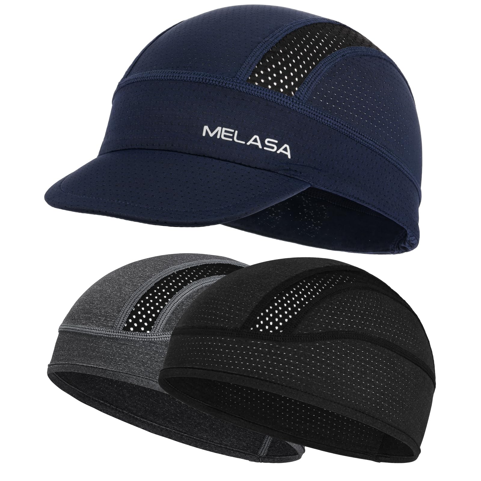 MELASACooling Skull Cap and Cycling Cap, Fits Under Helmets
