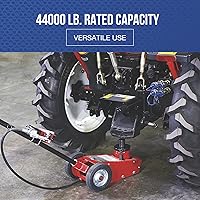 Vista 5 de Strongway Gato de Piso de Servicio Neumático/Hidráulico de Elevación Rápida de 22 Toneladas