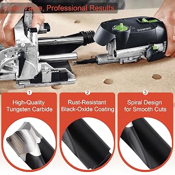 10mm Domino Cutter Solid Carbide Bits for DF500 Jointer