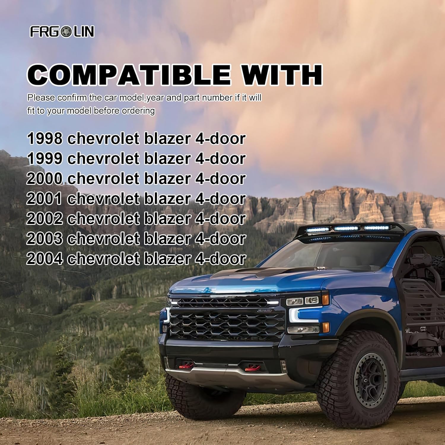 Console Lid Compatible with Chevrolet Chevy Blazer 1998 1999 2000 2001 2002 2003 2004 Center Console Armrest Cover Lid Black Replaces 925-002