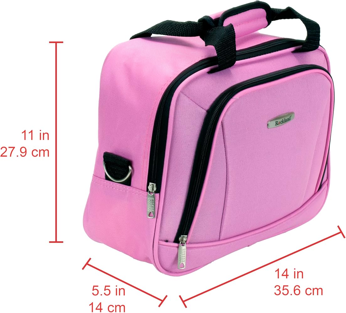 Amazon.com: Rockland Fashion Softside Upright Luggage Set
