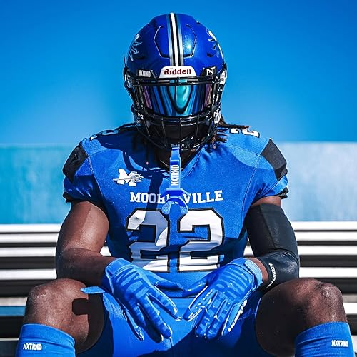 Miniatura 7 de Visera de fútbol Nxtrnd VZR1, tecnología de lente plana, se adapta a cascos de fútbol para adultos y jóvenes