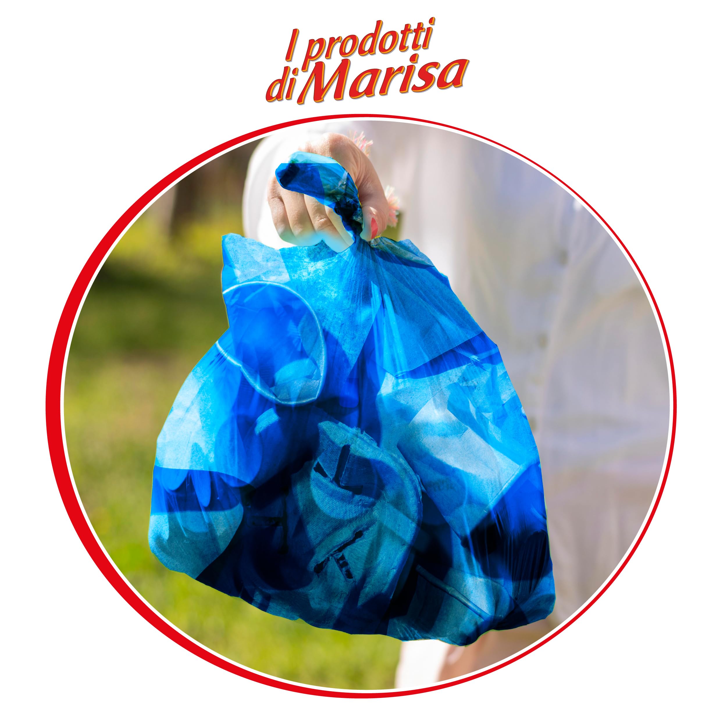 CSC worki na śmieci 30 l ze sznurkami, 480 sztuk, worki na śmieci 50 x 65 cm do podzlewozmywaka, worki na śmieci do wewnętrznego zróżnicowanego zbioru bez kapania i dziurkowania - 24 rolki,