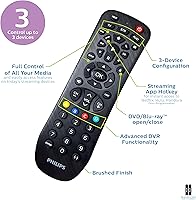 Vista 4 de Control remoto Philips universal, para Samsung Dispositivo 3 Negro