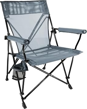 Kijaro Cross Air XL Hard Arm Chair, Hallett Peak Gray