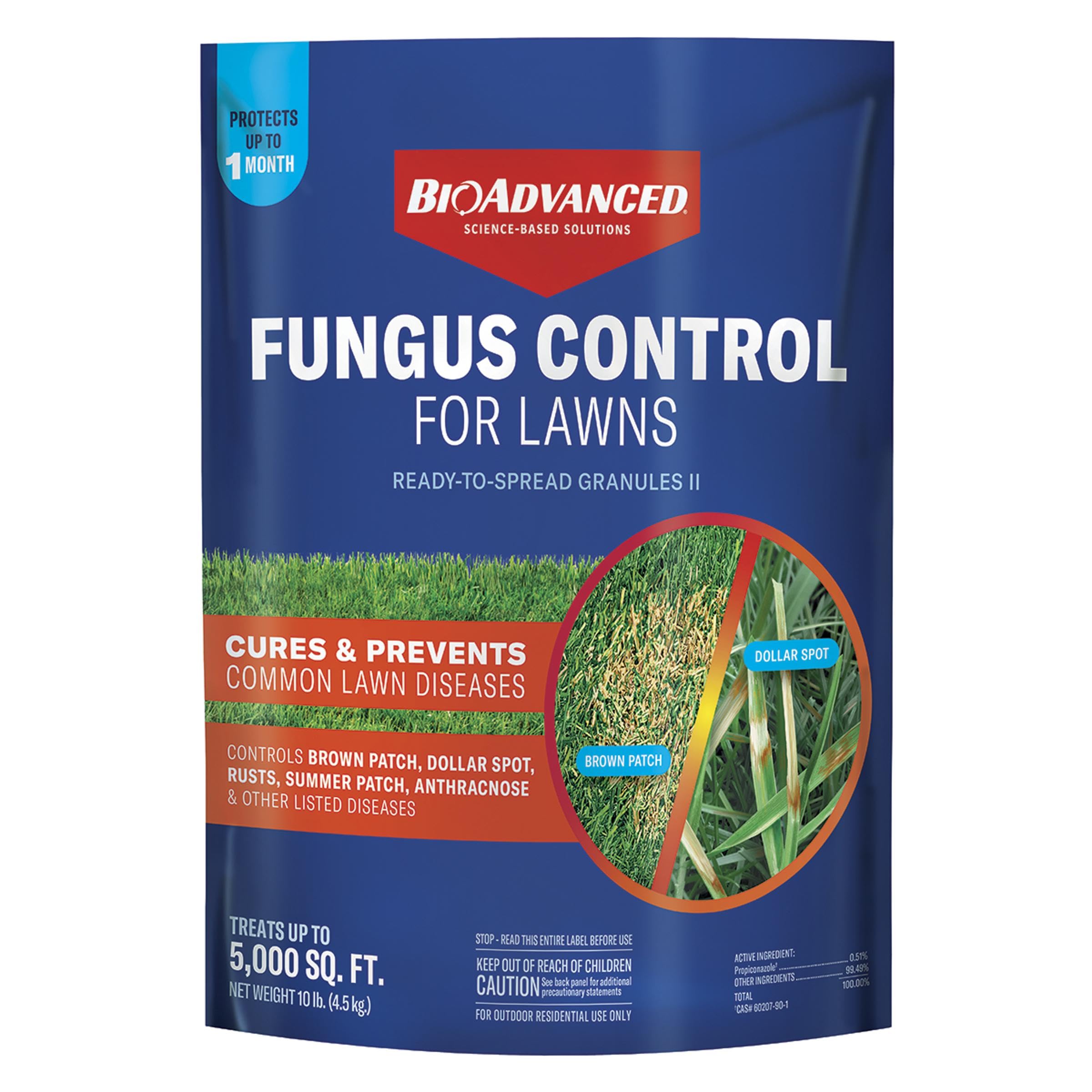 BioAdvanced Fungus Control for Lawns, Granules, 10 lb