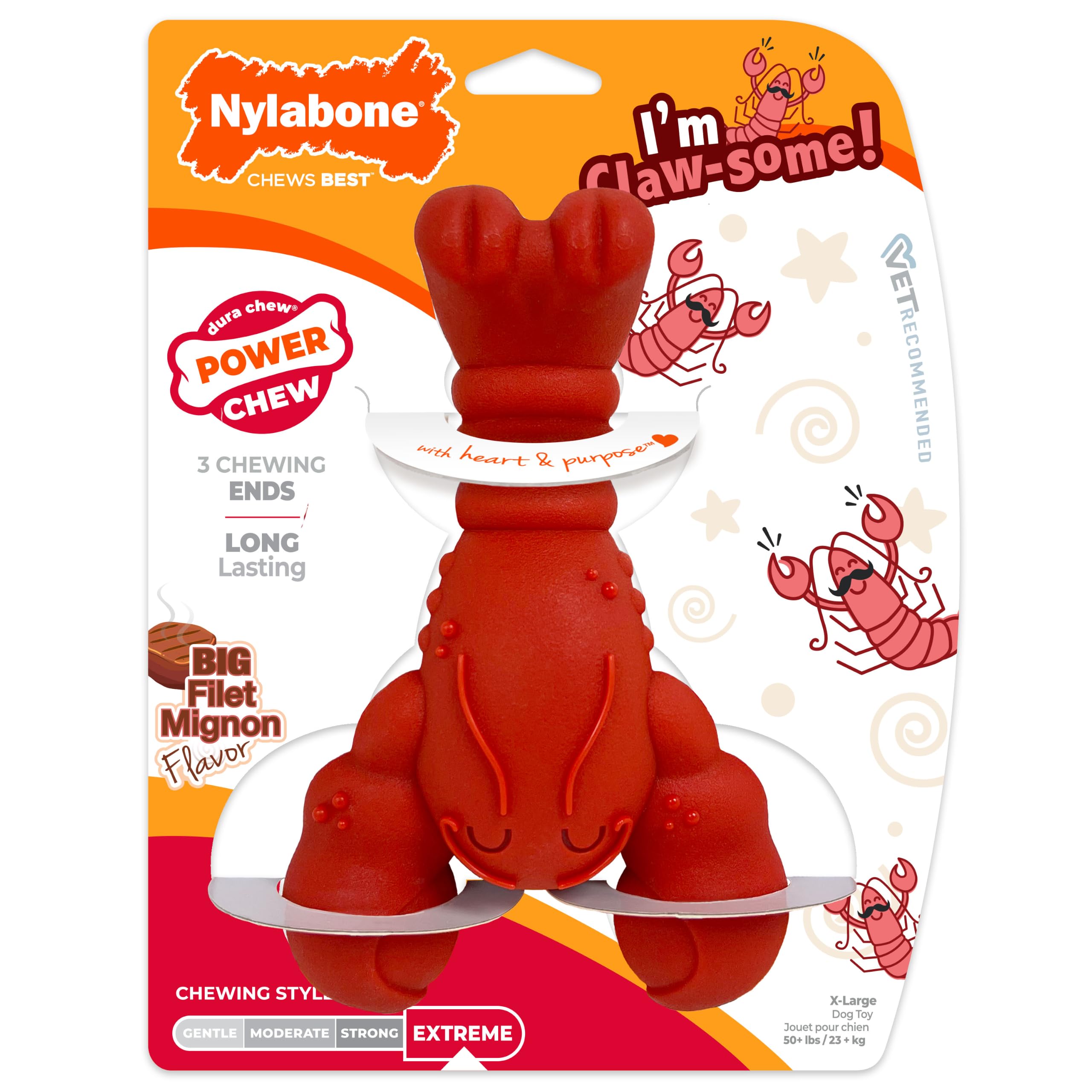 Nylabone Lobster Power Chew Toy