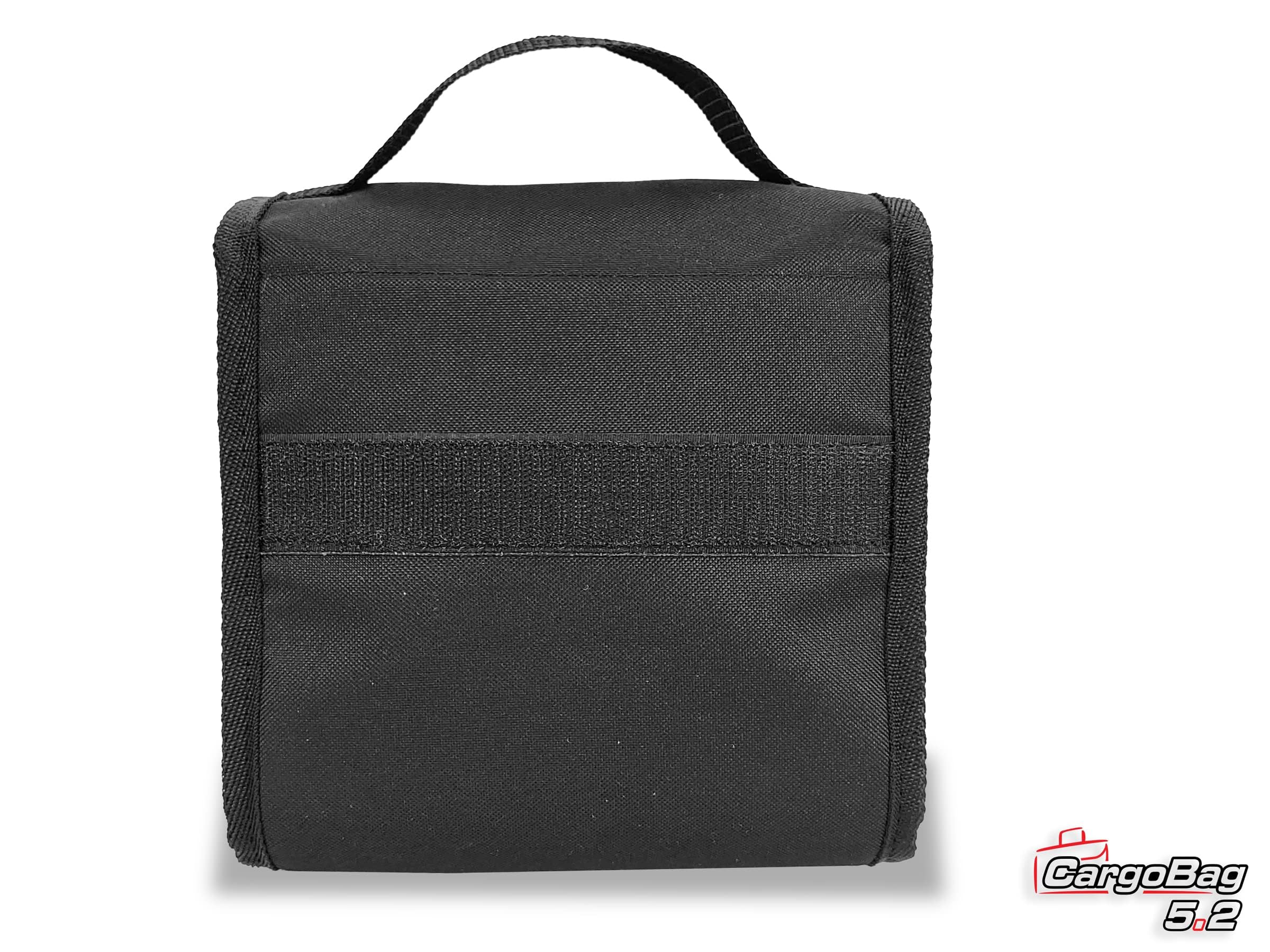 Torba do Bagażnika CargoBag Organizer Uniwersalna Wodoodporna Kordura Łatwy Montaż na Rzep Porządek w Samochodzie Kompaktowa Czarna Poj. 5,2 Litra
