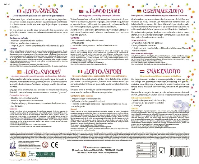Foto 3 de 4 de Sentosphère - Loto de sabores - Juego sensorial Educativo con 30 sabores para degustar