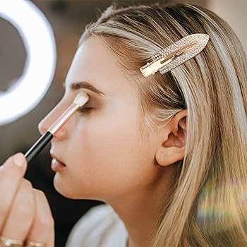 Amazon.com : Magicsky 8PCS No Crease Hair Clips,Rhinestone