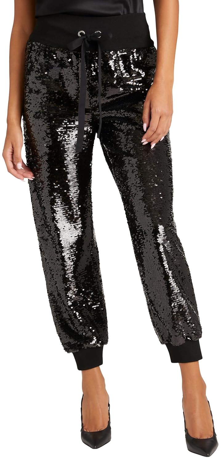 Cinq Sept Womens Sequin Giles Pant
