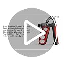Image of Kyro Ring Hand Gripper 5-100 KG | Adjustable Grip Strengthener with Counter for Men & Women | Finger, Wrist & Forearm Strength Trainer | Heavy Duty Power Gripper for Home & Gym