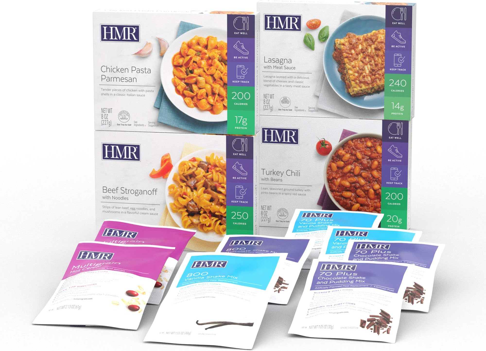 HMR Quick Control Kit - 12 Meals (6 Shakes, 2 Cereal, 4 Entrees)
