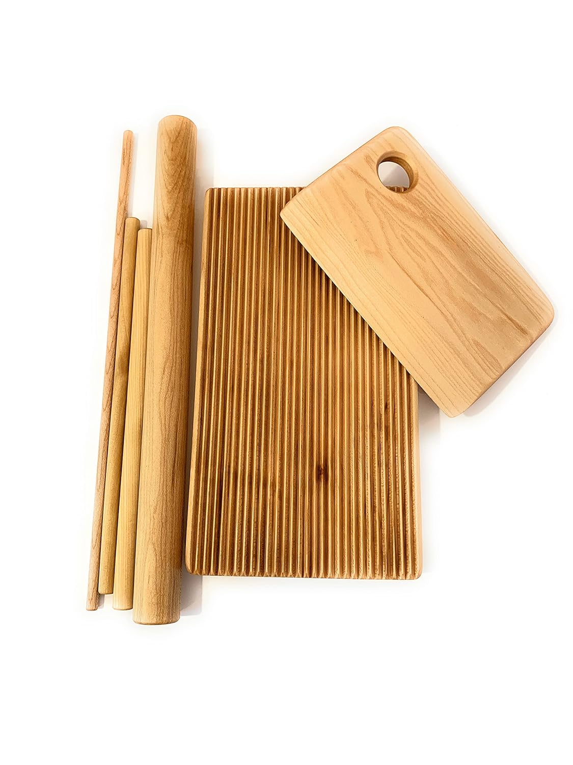 Amazon Com Pasta Board Set 6 Piece Macaroni Trofie Gnocchi Garganelli Handmade Products