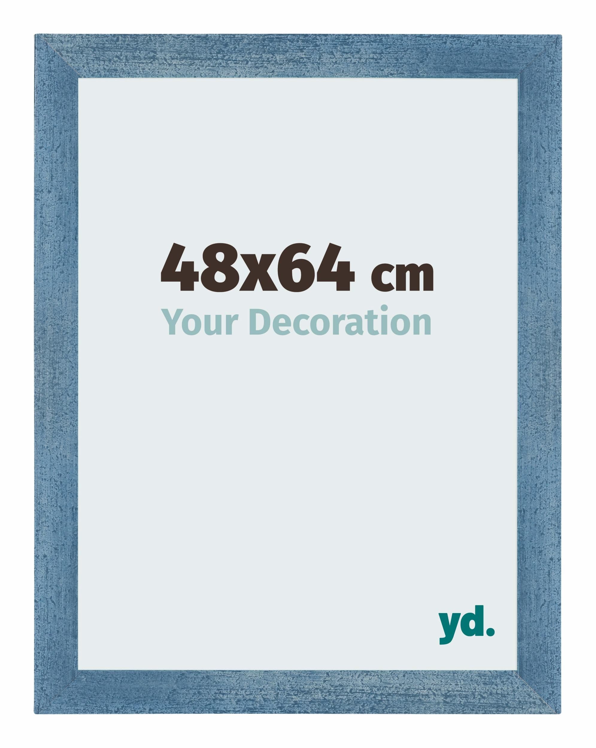 Your Decoration - Puzzle frame 48x64 - Clear Blue Swept - Puzzle frame 500-1000 Pieces - MDF Photoframe - Mura
