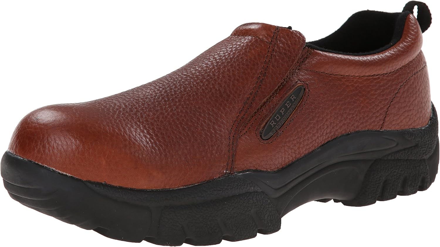 Roper Mens Performance Slip On Shoe, Brown, 11.5D