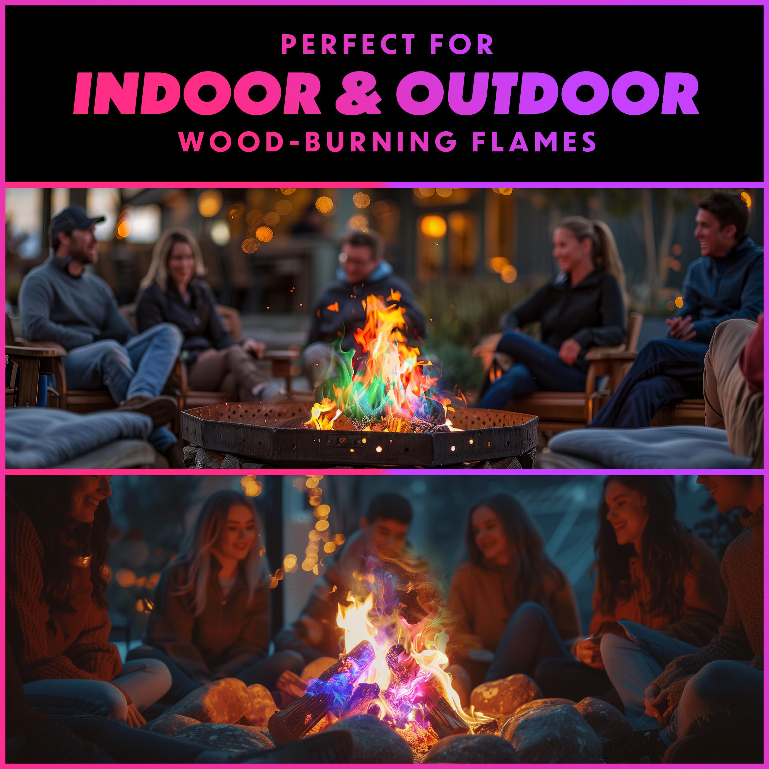 Magical Flames Fire Color Packets - Vibrant Fire Effects -5