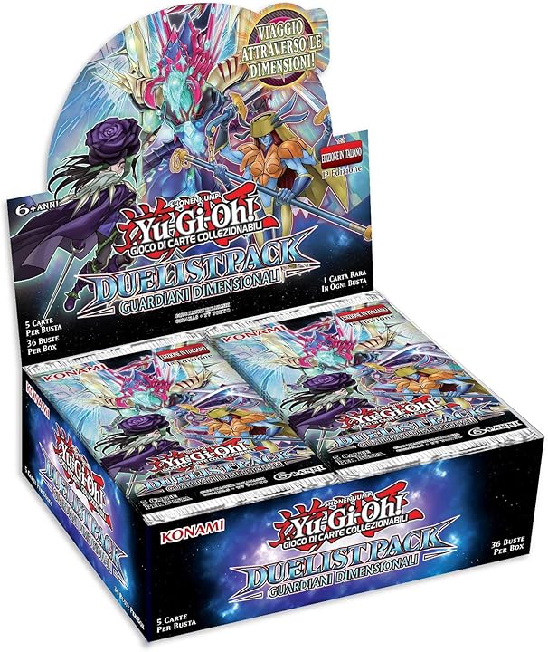 Carte yu-gi-oh tcg216 konami booster yu-gi-oh duelist pack guardiani dimensionali