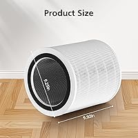 Vista 4 de Paquete de 2 filtros de repuesto Core 400S para purificador de aire LEVOIT Core 400S Smart WiFi, filtro de carbón activado Core 400S-RF