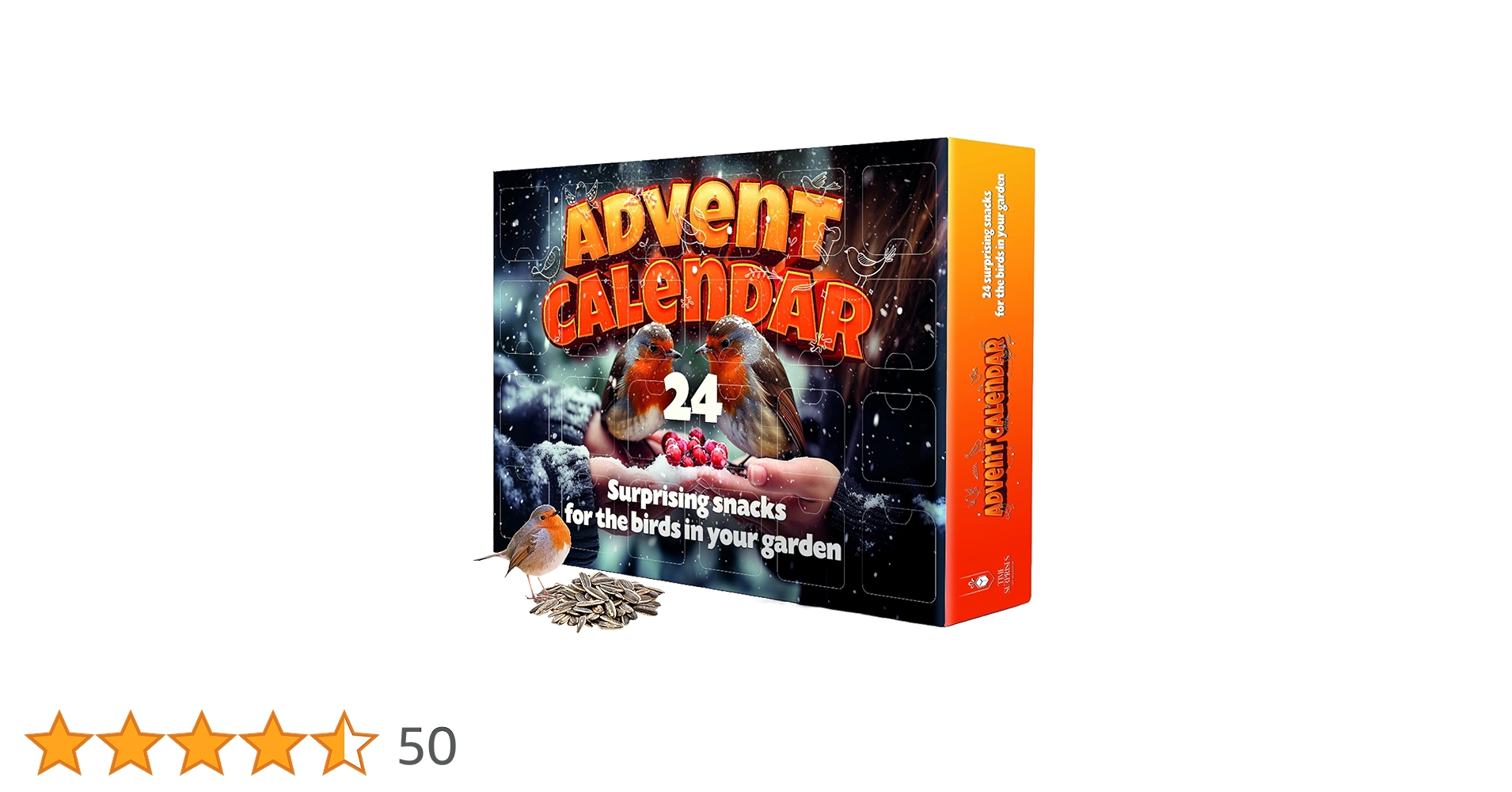 Bird Food Advent Calendar 2024 Assorted Wild Bird Seed 24