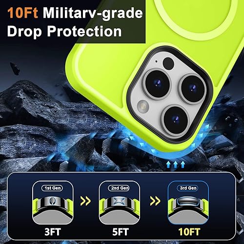 Vista 1216 de MOCCA - Funda magnética resistente para iPhone 11 de 6.1 pulgadas, compatible con MagSafe, protector de pantalla de vidrio + protector de lente