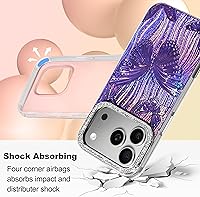 Vista 238 de I-MGAE-IN-AR - Funda diseñada para iPhone 12 y 12 Pro, diseño de mariposa plateada brillante, funda protectora de poliuretano termoplástico, suave