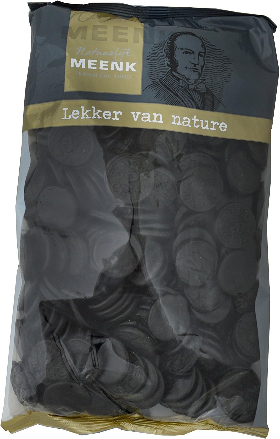 Van Vliet Coin Liquorice Hard and Sweet 1 Kg