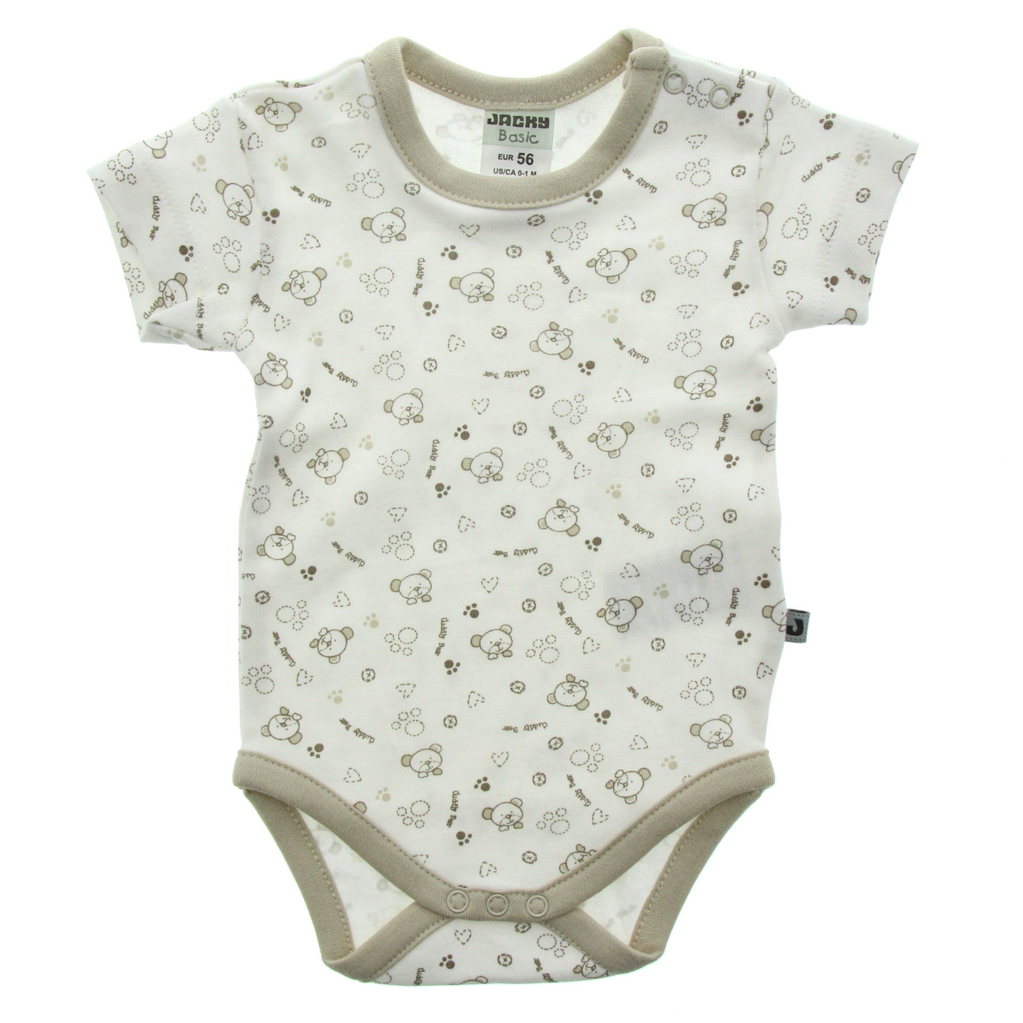 JackyUnisex Kids Nos Bear Short Sleeves Body Suit