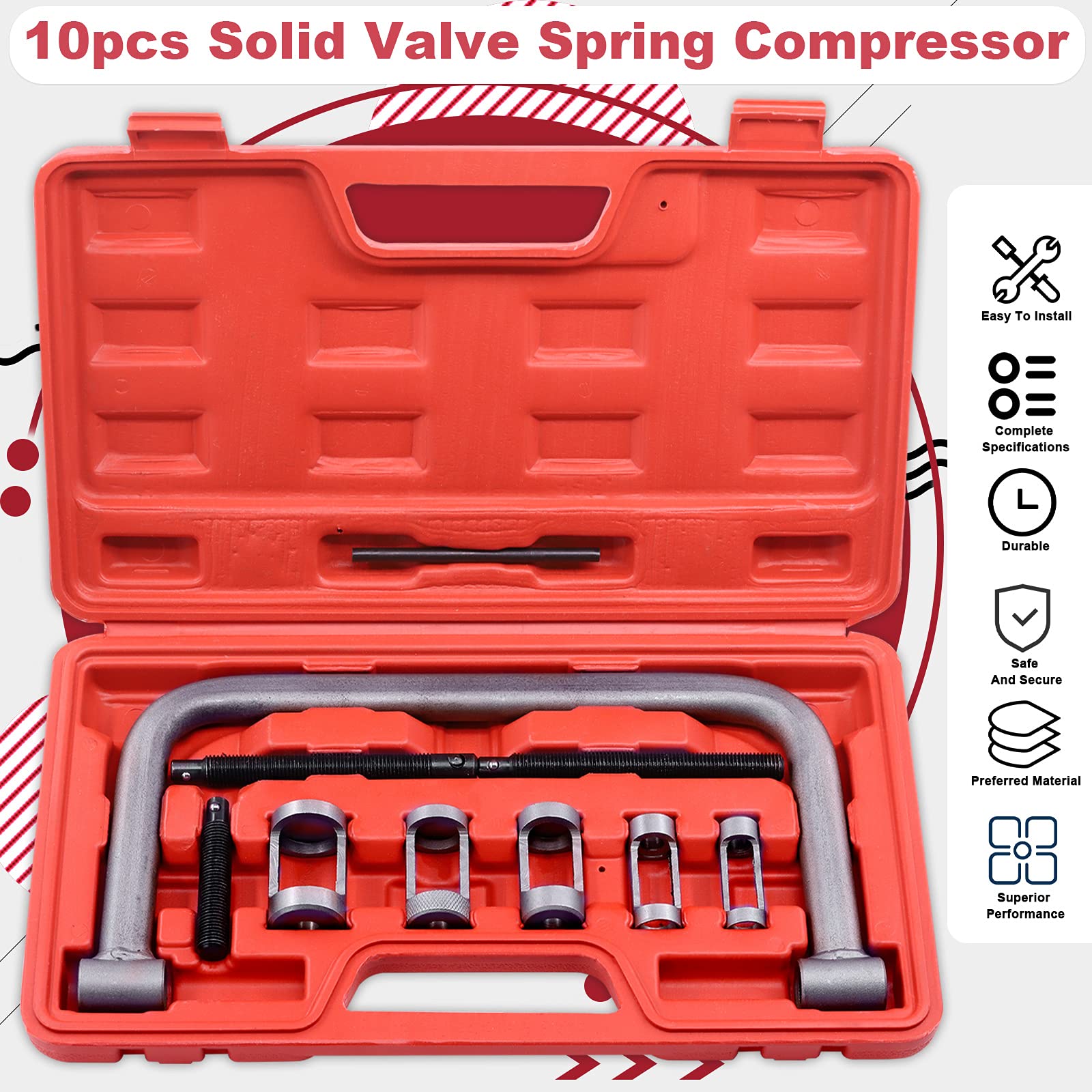 Valve Spring Compressor Tools Hilitchi Auto Valve Spring Compressor And ...