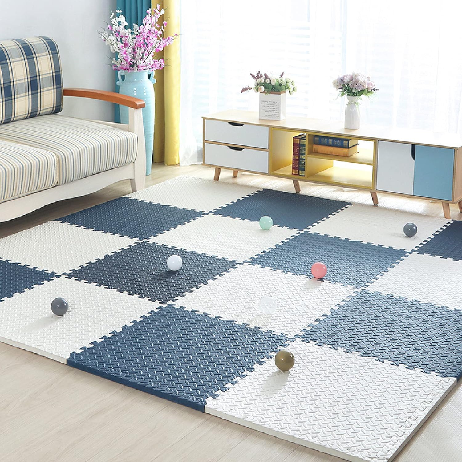 Joint Mat Kids Corner 60 * 60 * 2.5 * 4 Carpet Floor Mat Flooring Scratch Prevention Floor Mat Mat Cushion Mat (Color 11 30 * 30 * 2.5 * 32)