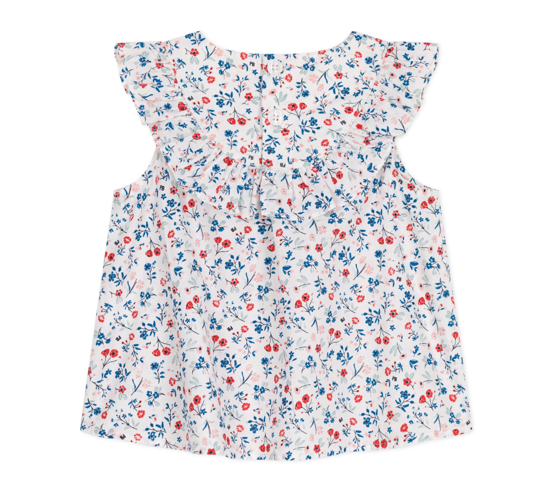 Petit Bateau Blouse sans Manches Bébé Fille