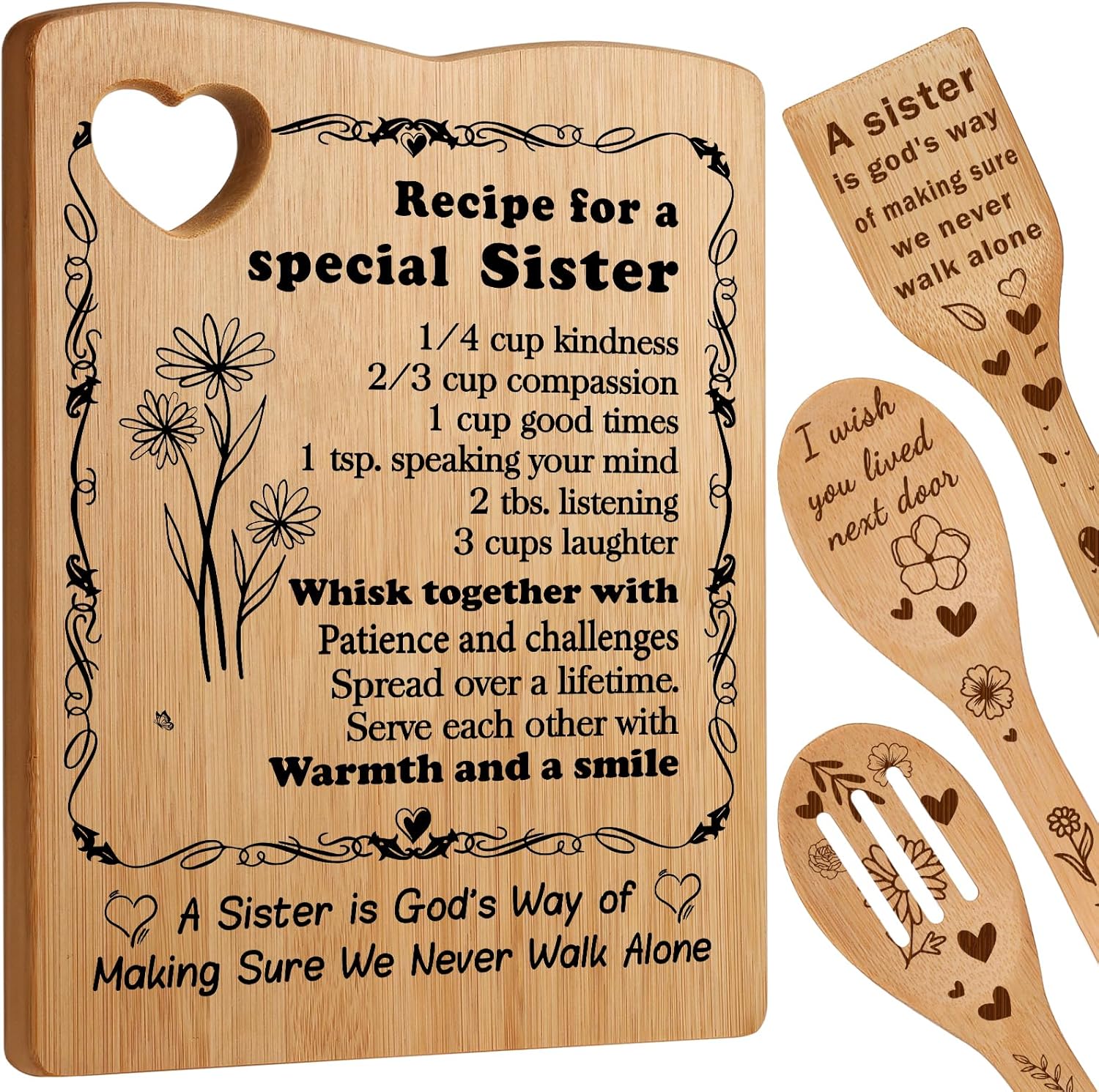 Amazon.com: YUEYUQIU Sister Birthday Gifts from Sister, Best Friendship ...